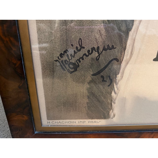 Beige Ethan Allen Framed French Ballet Poster of Emmy Magliani For Sale - Image 8 of 18