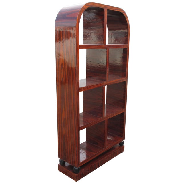 Late 20th Century Art Deco Style Étagère Bookcase For Sale - Image 4 of 8