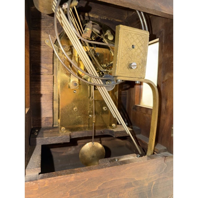 Antique Junghans German Bracket Mantel Clock Westminster Quarter Strike Chimes For Sale - Image 13 of 13