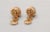 Vintage Signed Napier Goldtone Domed Clip Earrings - 2 Pieces For Sale In Philadelphia - Image 6 of 8