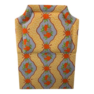 Carlton Varney Floral Twin Bed Headboard For Sale