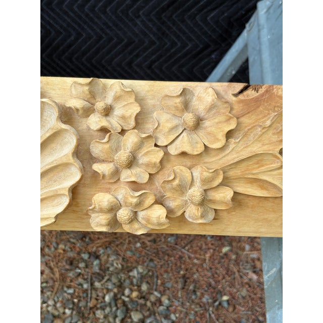 Hand Carved Mantle For Sale - Image 9 of 17
