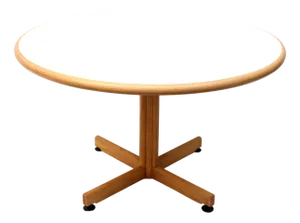 Vintage Round Dining Table by Bruno Rey for Kusch and Co., 1970s