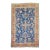 Antique Zabihi Collection Royal Blue Mohajeran Persian Sarouk Rug - 7'1" x 10'6" For Sale