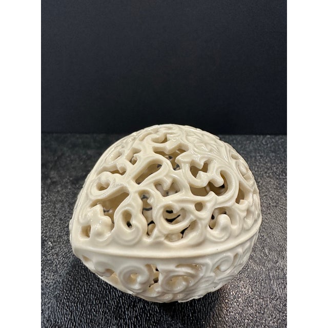 American Lenox Decorative Egg/Ornament For Sale - Image 3 of 3