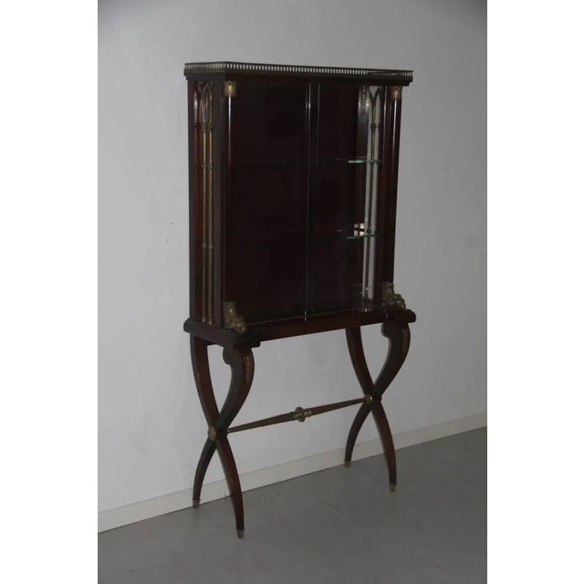 Italian Rosewood Showcase, 1950s For Sale - Image 10 of 11