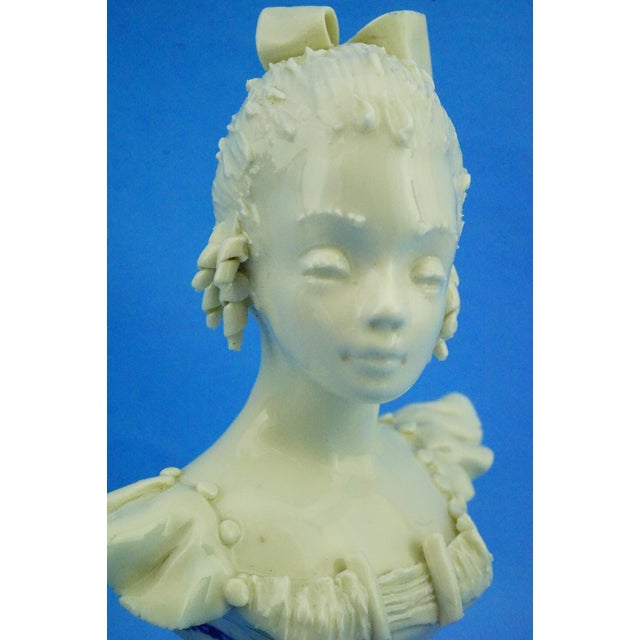 Tarcisio Tosin, Bust of a Lady, 20th Century, Porcelain For Sale - Image 12 of 18