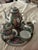 1950s Vintage Porcelain Rose Medallion Coffee Tea Service Set of 6 For Sale - Image 5 of 11