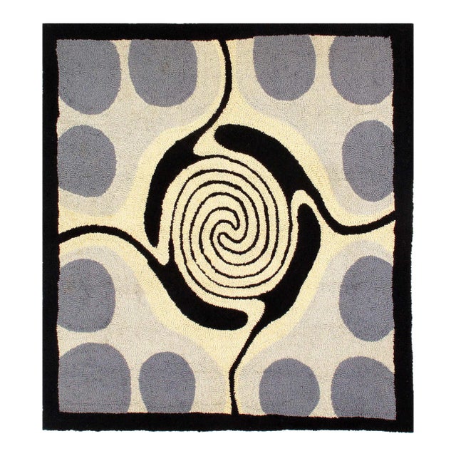 Gray Color Modern Rug 4'11'' X 5'6'' For Sale