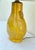 Vintage Sunflower Yellow and Gilt Japanese Ceramic Lamp For Sale - Image 9 of 12