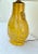 Vintage Sunflower Yellow and Gilt Japanese Glazed Ceramic Lamp For Sale - Image 9 of 12