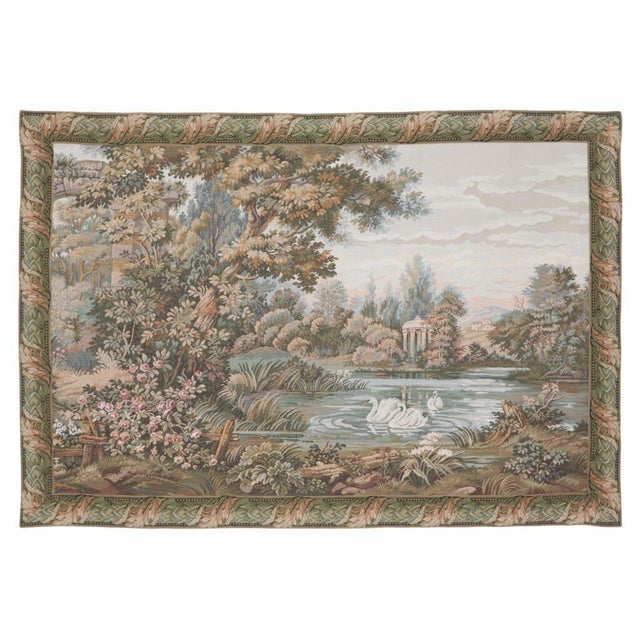 This beautiful tapestry is woven on a jacquard loom by skilled weavers, keeping alive the centuries old tradition of...