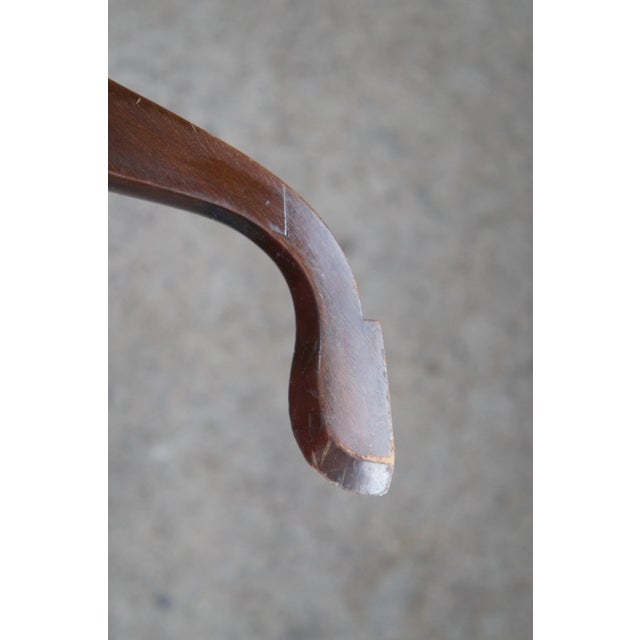 1960s Kittinger Colonial Williamsburg Federal Mahogany Tilt-Top Table - Set of 2 For Sale - Image 10 of 13