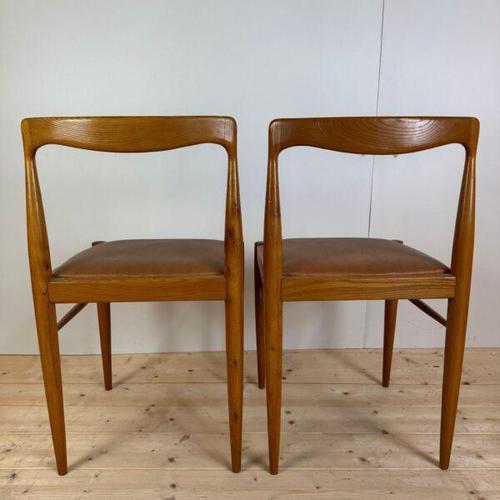 Set of Four Vintage Teak Chairs – Denmark (1961)