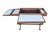 Paul McCobb Style Mid-Century Walnut Bar Cart With Brass Accents For Sale - Image 11 of 14