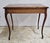 19th Century Provincial Style Walnut and Rouge Marble Top Writing Hall Table For Sale - Image 10 of 10