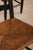 Set of 6 Antique Shaker Ladder Back Dining Chairs | Ebonized Wood, Hand-Woven Rush Seats For Sale - Image 12 of 14