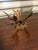 Metal Rare Shino-Style Ceramic Vase on Angel Stand For Sale - Image 7 of 9