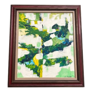 Contemporary Original Stephen Heigh Abstract Painting “Look From Above” For Sale