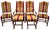 Louis Xiii Armchairs, Chairs and Poufs, Set of 6 For Sale