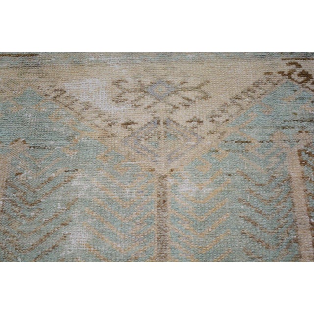 Turkish Vintage Turkish Anatolian Knotted Wool Rug, 3'x9'9'' For Sale - Image 3 of 5