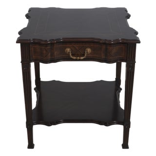 Theodore Alexander 5006-025 Walnut Lamp Table For Sale