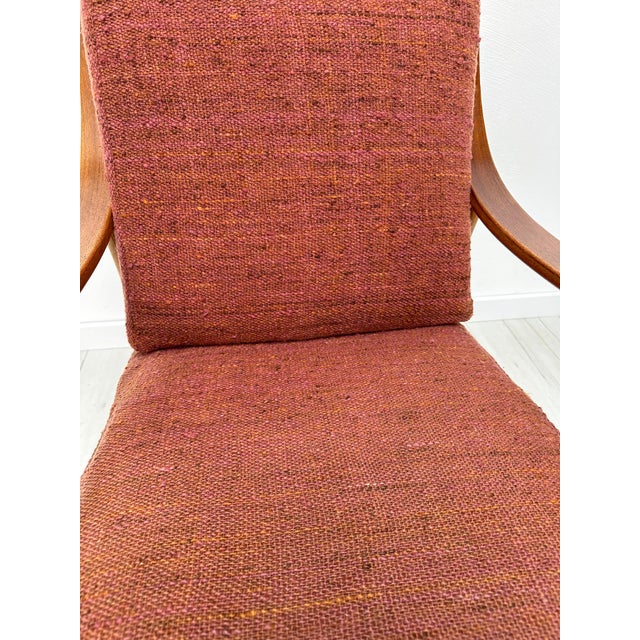 Brown Vintage Danish FD 145 Armchair in Oak by Peter Hvidt & Orla Mølgaard ​​nielsen, 1950s For Sale - Image 8 of 10