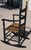 Folk Art 19thc Original Black Painted New England Rocking Chair For Sale - Image 3 of 5