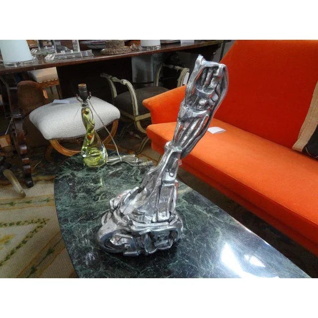 1970's Vintage Gary Brandt Signed Abstract Brutalist Sculpture For Sale In Houston - Image 6 of 13