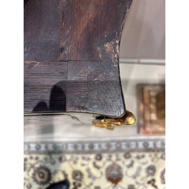 Late 18th Century Superb Pair of Signed 18th C. Jacques Dubois Marble Top Commode For Sale - Image 5 of 16