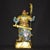 Late 19th Century Cloisonné Enamel Guan Gong Statue, God of Wealth, 4kg For Sale - Image 4 of 9