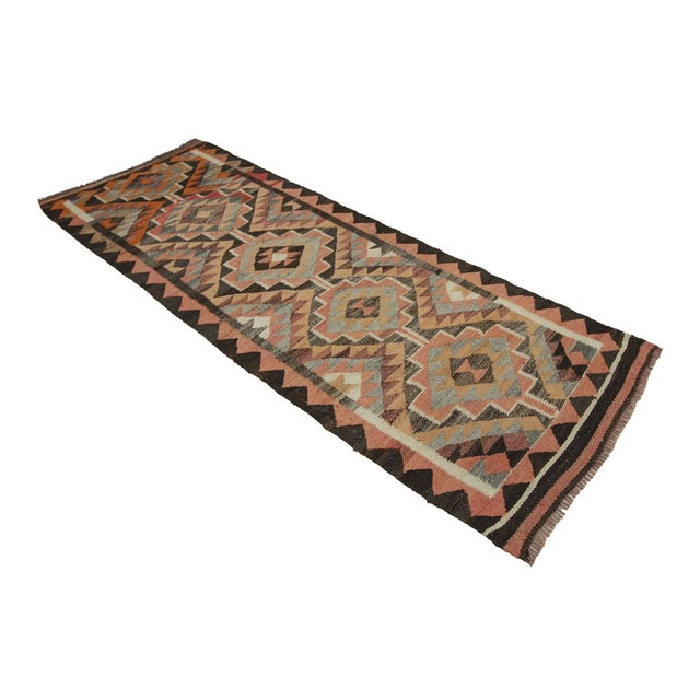 Mid-Century Modern Vintage Kilim Runner For Sale - Image 3 of 7