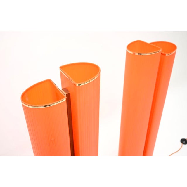 Vintage Teak and Acrylic Floor Lamps, 1960, Set of 2 For Sale - Image 6 of 10