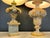 Baroque Carved and Polychrome Wooden Lamps, Italy, 18th Century, Set of 2 For Sale - Image 3 of 8