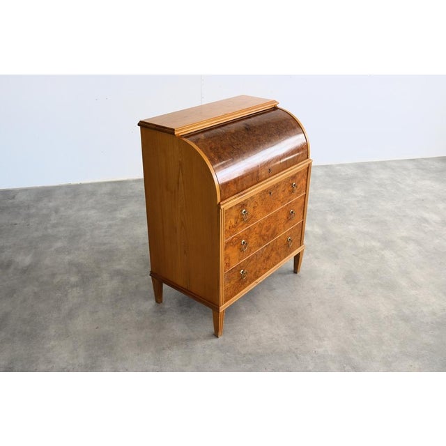 Mid-Century Modern Vintage Swedish Secretary Cabinet, 1960s For Sale - Image 3 of 7