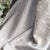 Textile Studio Variously Handwoven & Hand-Embroidered Merino Flo Gray Throw For Sale - Image 7 of 12