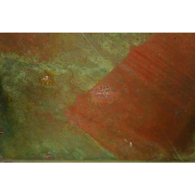 Tiffany Studios New York Zodiac Bronze Desk Calendar Holder or Picture Frame For Sale - Image 9 of 12