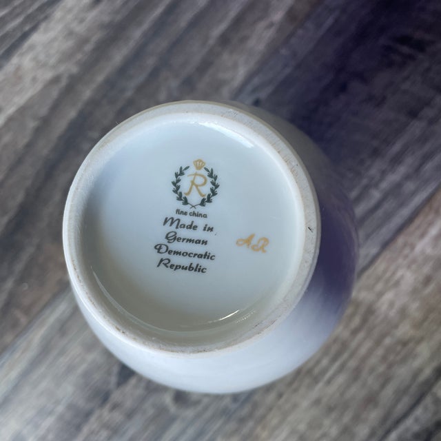 ‘Reichenbach’ Vintage Porcelain Vase For Sale - Image 4 of 6