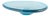 Organically Shaped Bowl in Turquoise-Blue Art Glass, 1970s For Sale