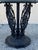 Mid 20th Century Vintage Hollywood Regency Curule Chair Wrought Iron Round Dining Set - 5 Pc Set For Sale - Image 5 of 12