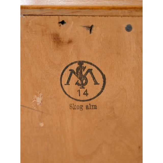 Wood Elm and Burl Cabinet by AB Seffle Möbelfabrik, 1950s For Sale - Image 7 of 11