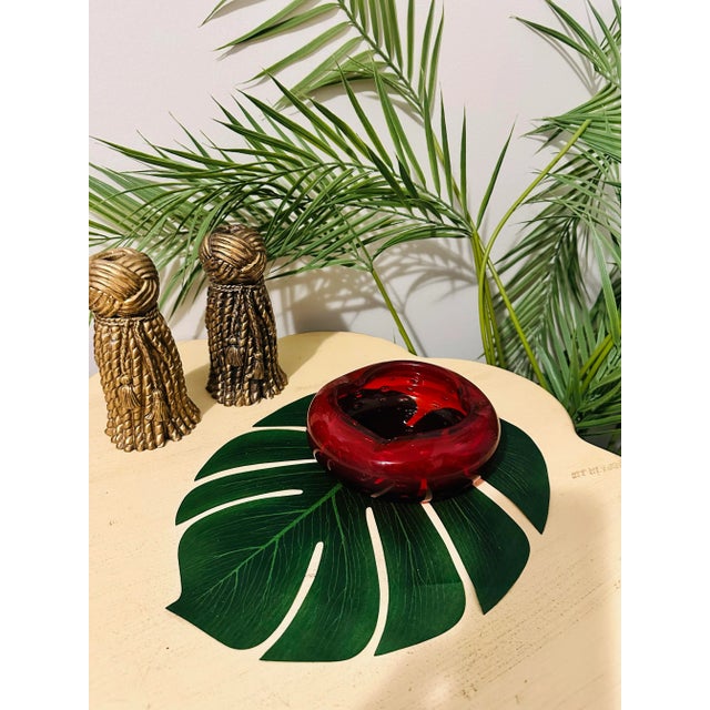 Italian Murano Ashtray With Controlled Bubble, Circa 1950’s For Sale In Miami - Image 6 of 8