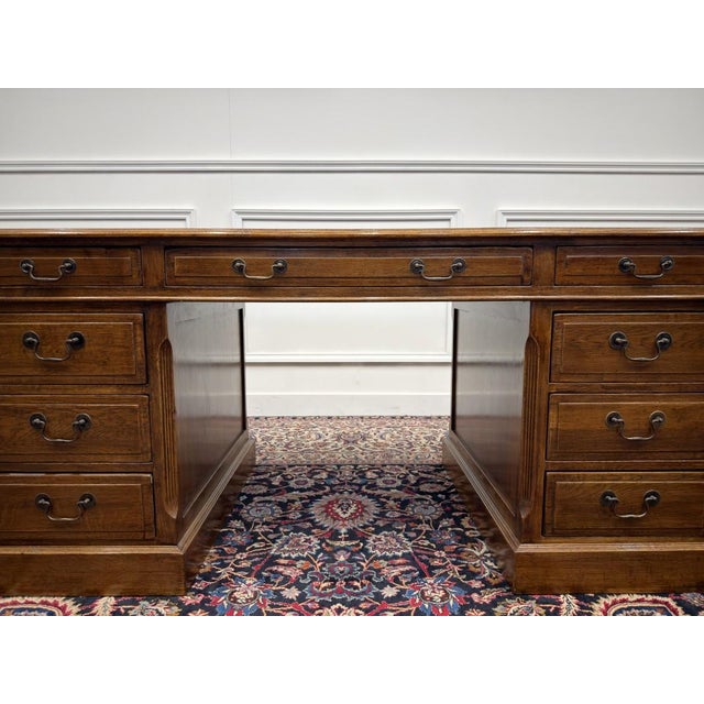 English Desk in Oak For Sale - Image 10 of 18