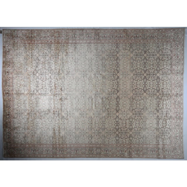Turkish 1950s Vintage Turkish Floral Rug -8' 7'' X 11' 10'' For Sale - Image 3 of 14
