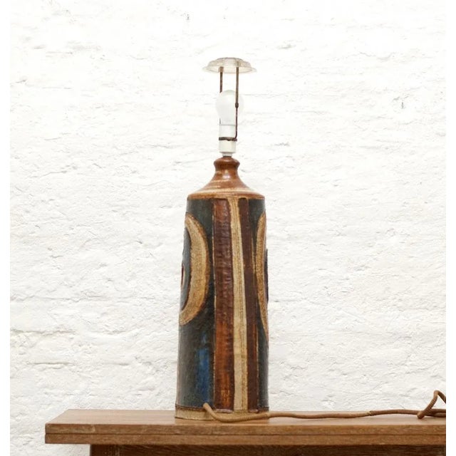Mid-Century Modern Table Lamp by Noomi Backhausen for Søholm Keramik, 1960 For Sale - Image 3 of 6