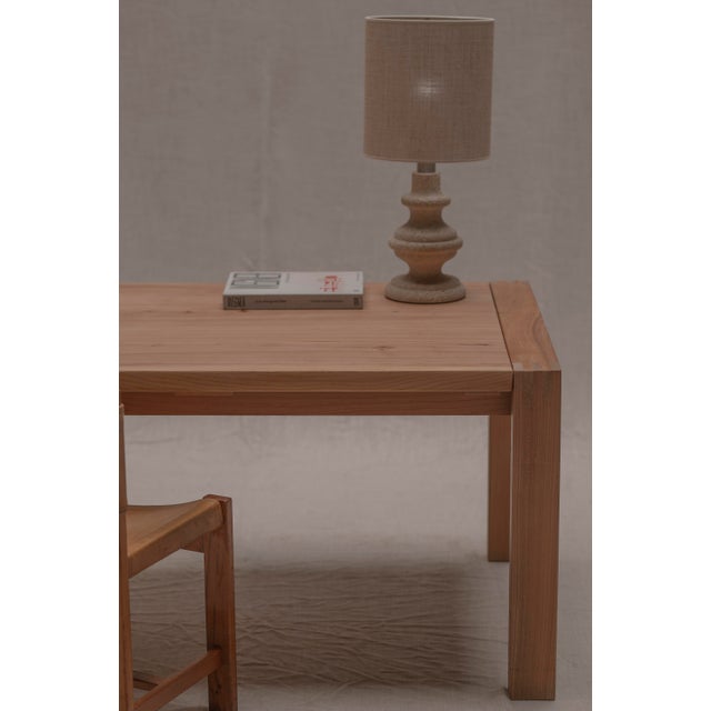 French Elm Desk Set from Maison Regain, 1970s, Set of 2 For Sale - Image 11 of 16
