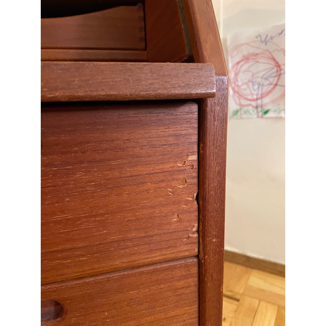 Title: Nils Jonsson Secretary Desk in Teak for Tørring Møbelfabrik, Denmark, c. 1960's About: This secretary desk is a...