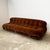 Model Soriana Three-Seater Sofa in Brown Fabric by Afra and Tobia Scarpa for Cassina, 1970s For Sale - Image 12 of 12