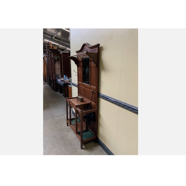 1910s Antique Art Nouveau Wardrobe, 1910 For Sale - Image 5 of 10