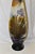 1990s Dragonflies Multi Colors Large Glass Art Vase After Galle' For Sale - Image 4 of 10